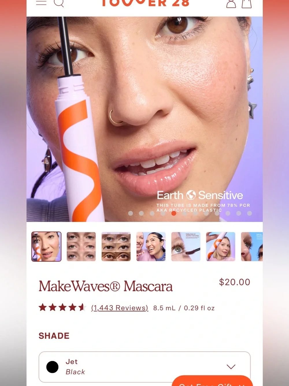 Tower 28 Make waves Mascara- New